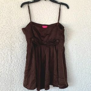 BCBGirls 100% silk camisole with side zipper size L